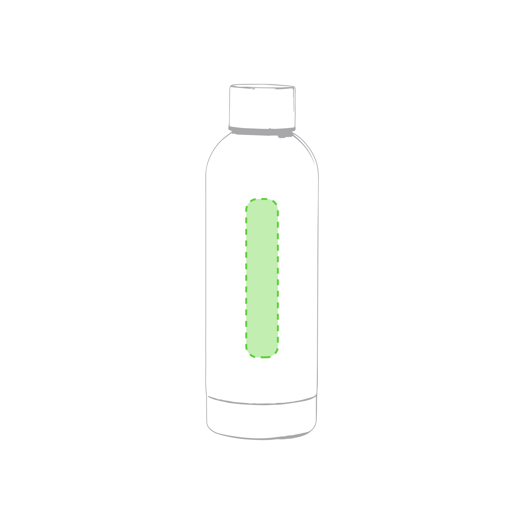 Stainless Steel Bottle · Metallic Colors · Capacity 800 ml · Customizable · Ref 1395