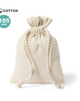 Cotton Bag · Drawstring Closure · Designed for Small Gifts · Customizable · Ref 1451