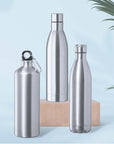 Botella Acero · 1 Litro de Capacidad · Acero Inox · Acabado Brillo · Personalizable · Ref. 1784