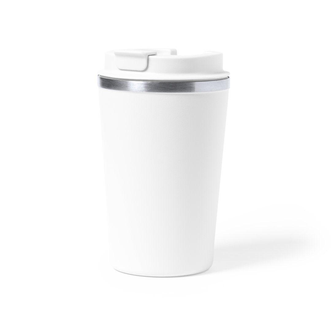 Vaso Térmico · Acero Doble Pared · 350ML · Dosificador y Abre Fácil · Libre de BPA · Personalizable