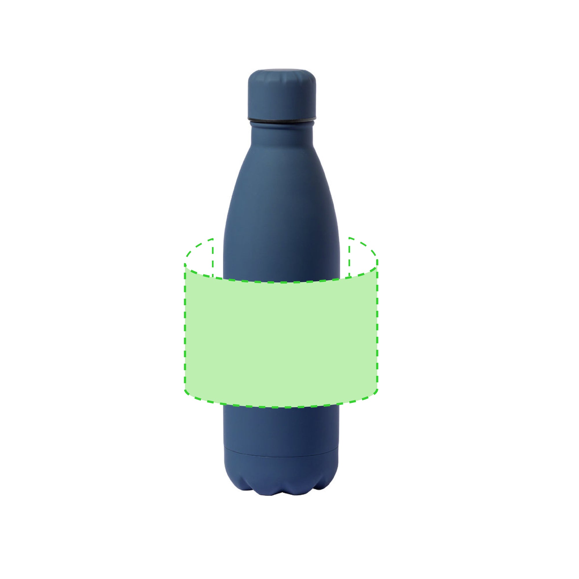 Botella Tacto Suave · Acero Inox · Capacidad 790 ml · Personalizable · Ref 1832