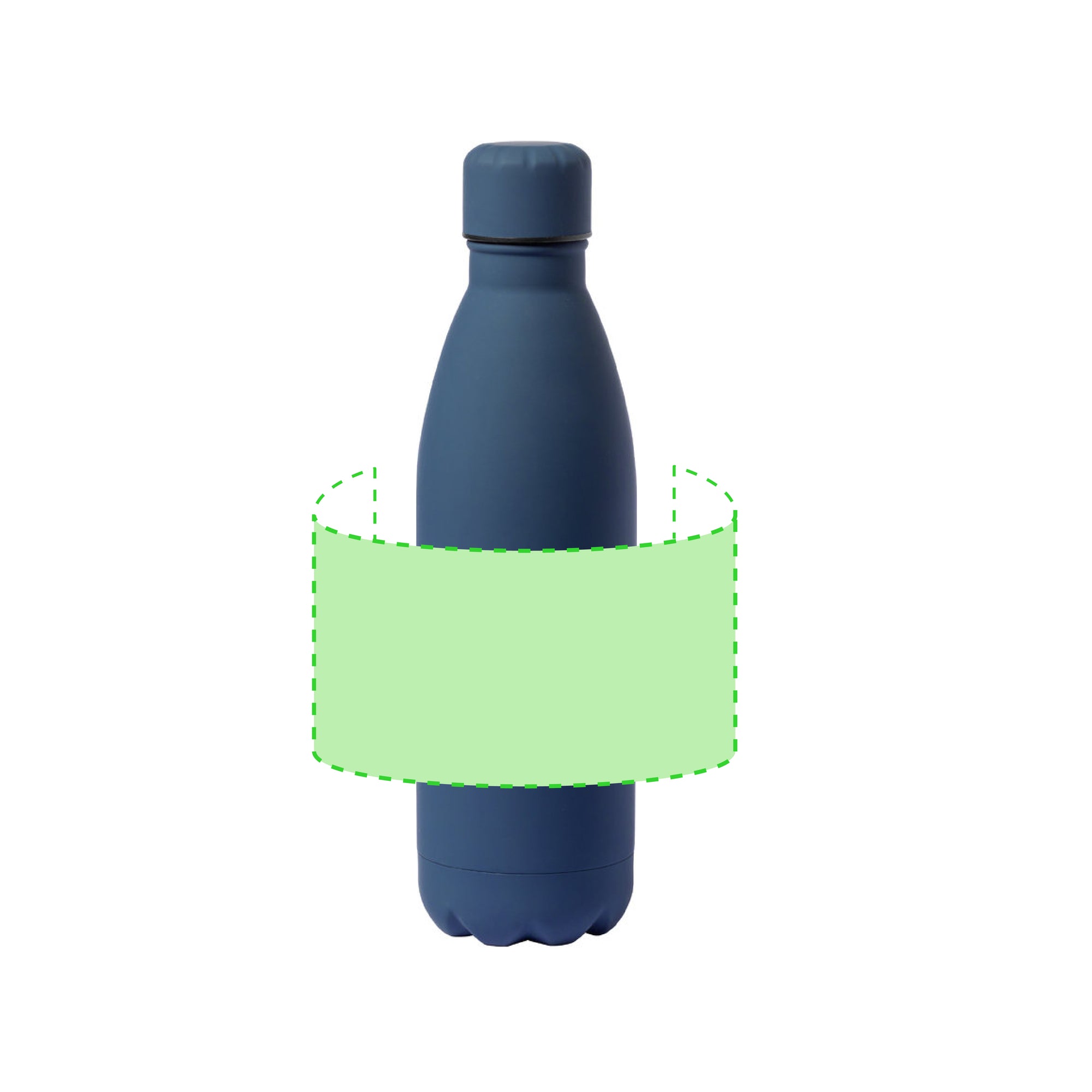 Botella Tacto Suave · Acero Inox · Capacidad 790 ml · Personalizable · Ref 1832