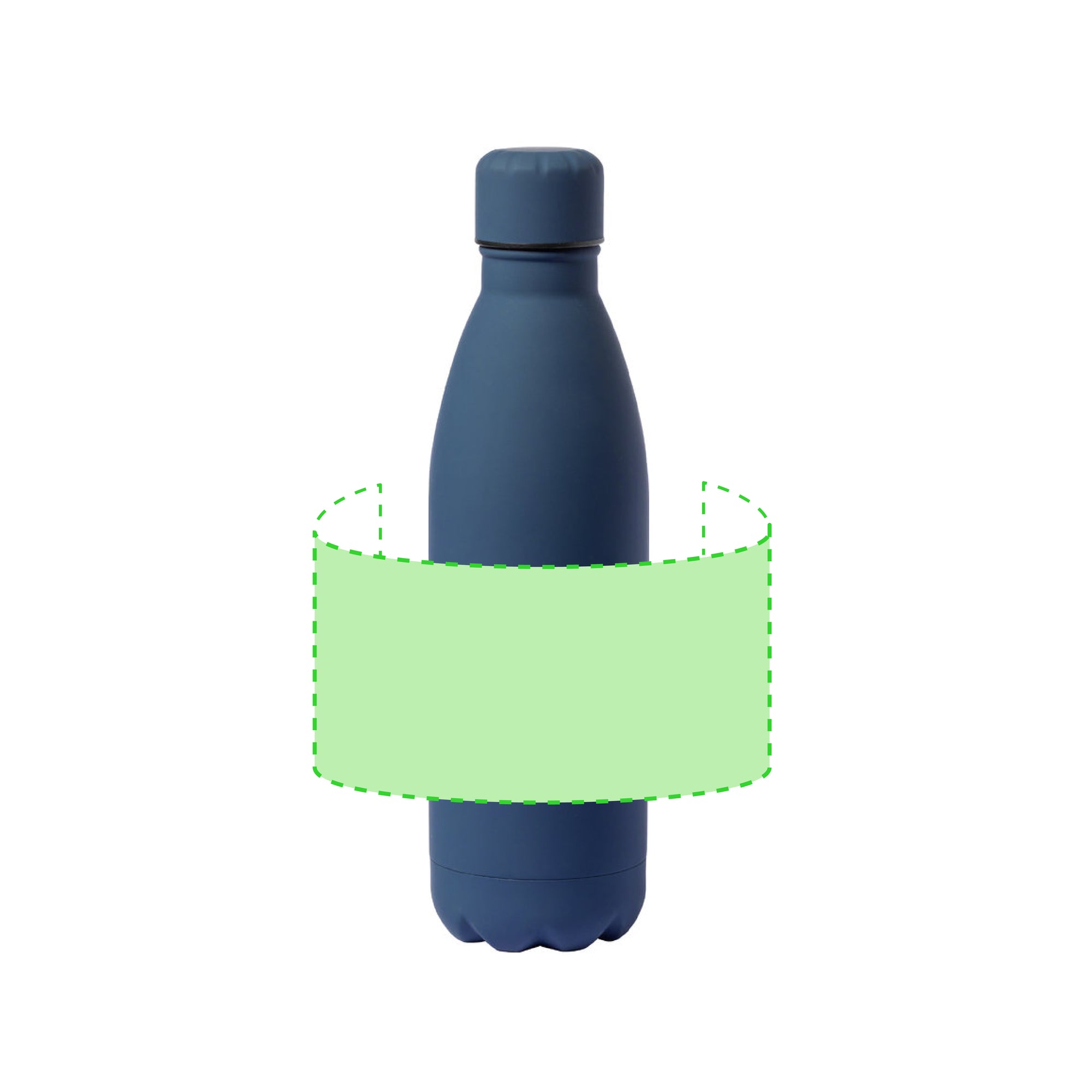 Botella Tacto Suave · Acero Inox · Capacidad 790 ml · Personalizable · Ref 1832