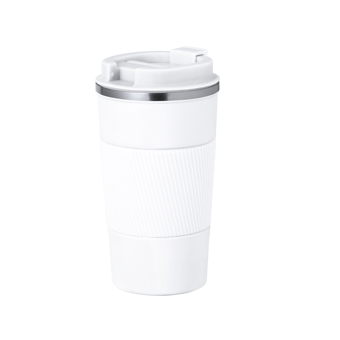 Vaso Térmico Exclusivo· 400ML · Resistente · Banda Silicona · Base Antideslizante · Personalizable