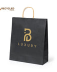 Recycled Paper Bag · Reinforced Handles · 3 Sizes to Choose from · Resistant 8 KG · Customizable