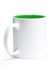 Ceramic Mug · Color Interior · 350 ML Capacity · Laser Customizable · Ref 3992