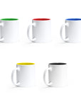 Taza Cerámica · Interior en Color · Capacidad de 350 ML · Personalizable en Láser · Ref 3992