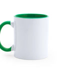 Taza Cerámica · Interior y Asa en Color · 350 ML · Personalizable · Ref 4001