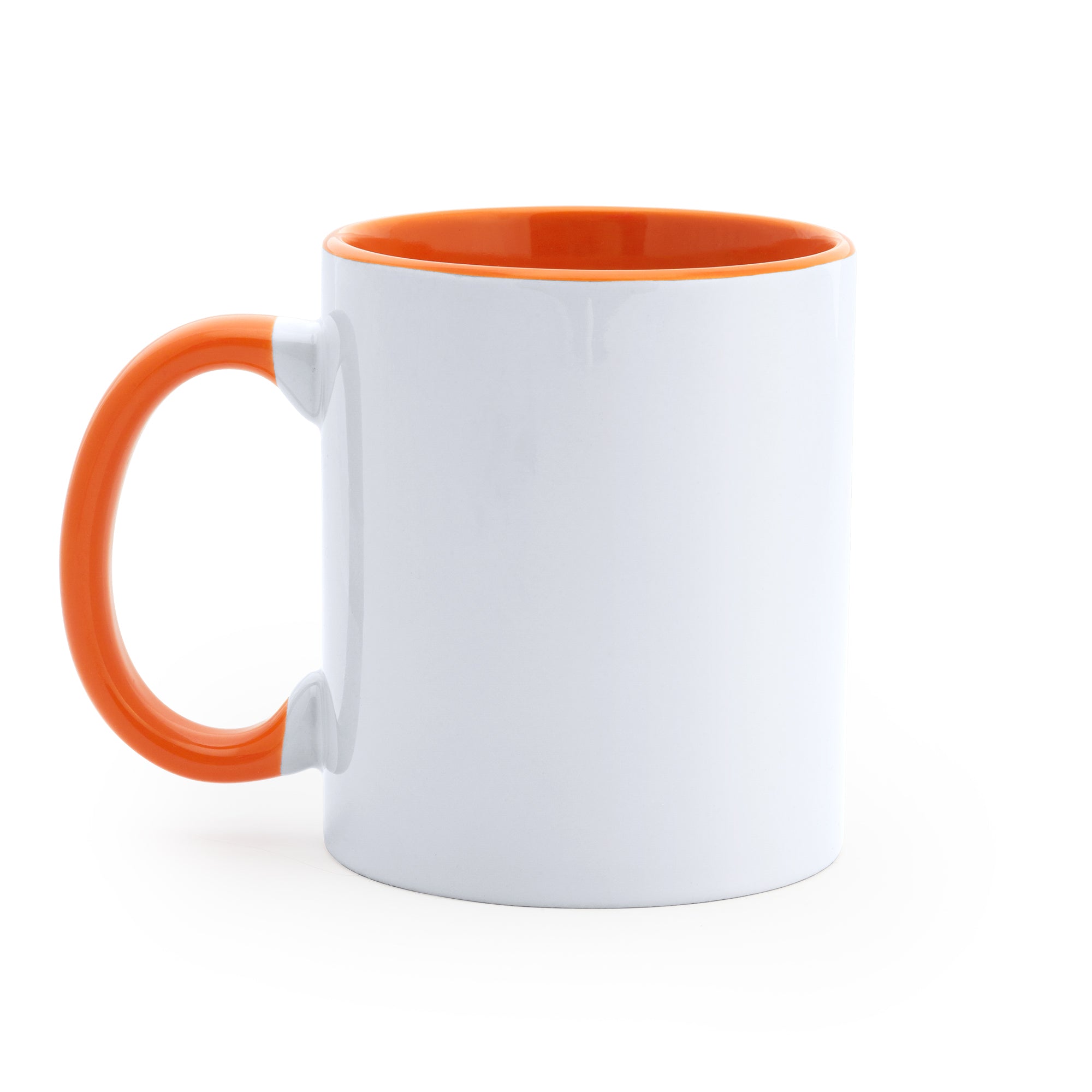 Taza Cerámica · Interior y Asa en Color · 350 ML · Personalizable · Ref 4001