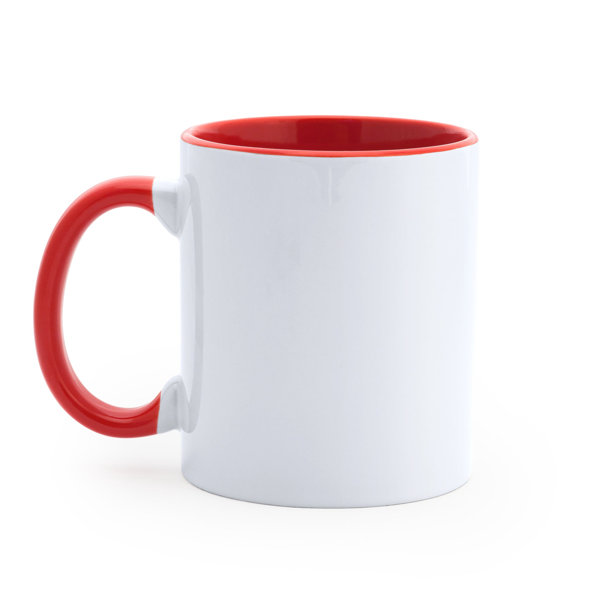 Taza Cerámica · Interior y Asa en Color · 350 ML · Personalizable · Ref 4001