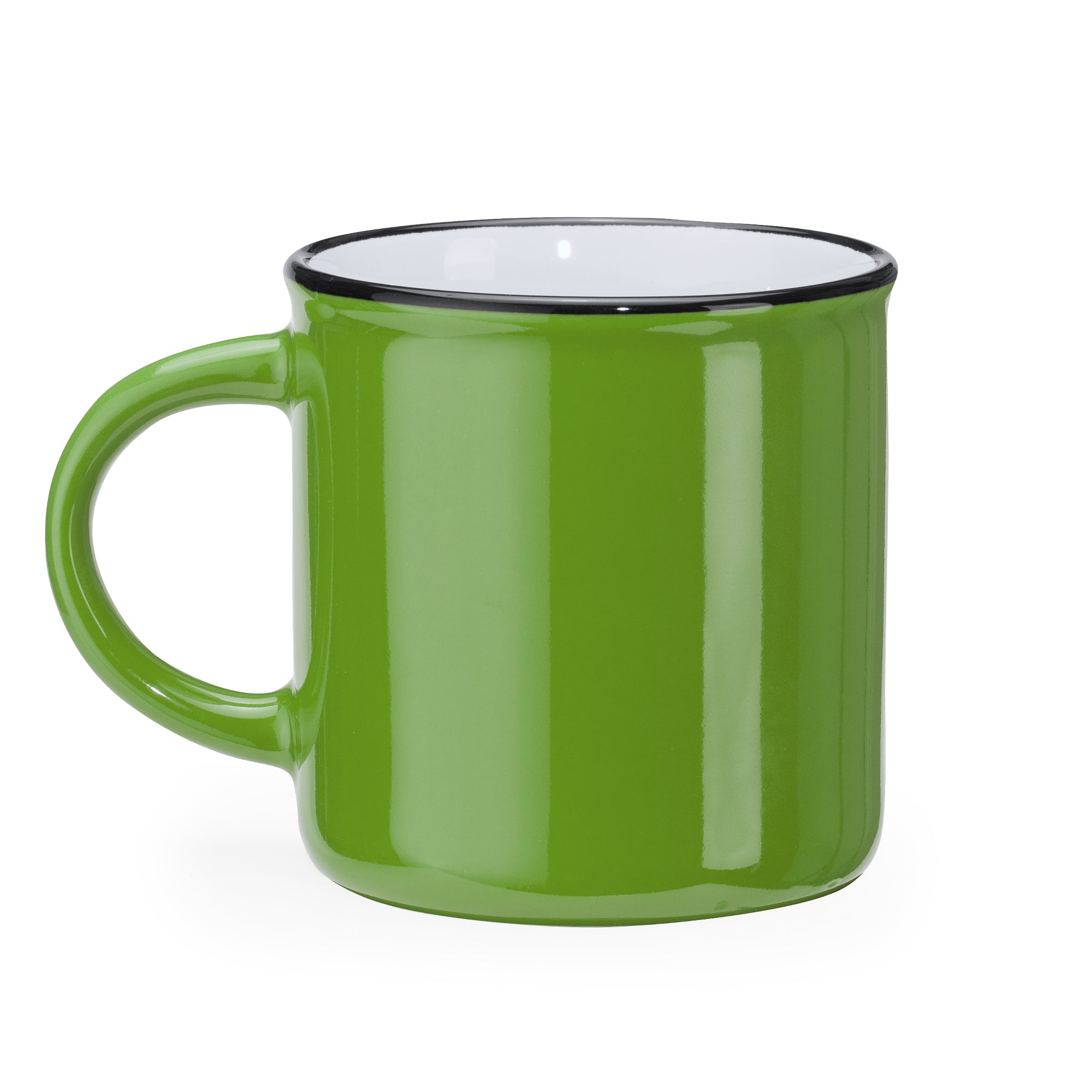 Taza Cerámica · Diseño Retro · Asa Redonda · 300 ML · Personalizable · Ref 4010