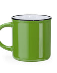 Ceramic Mug · Retro Design · Round Handle · 300 ML · Customizable · Ref 4010