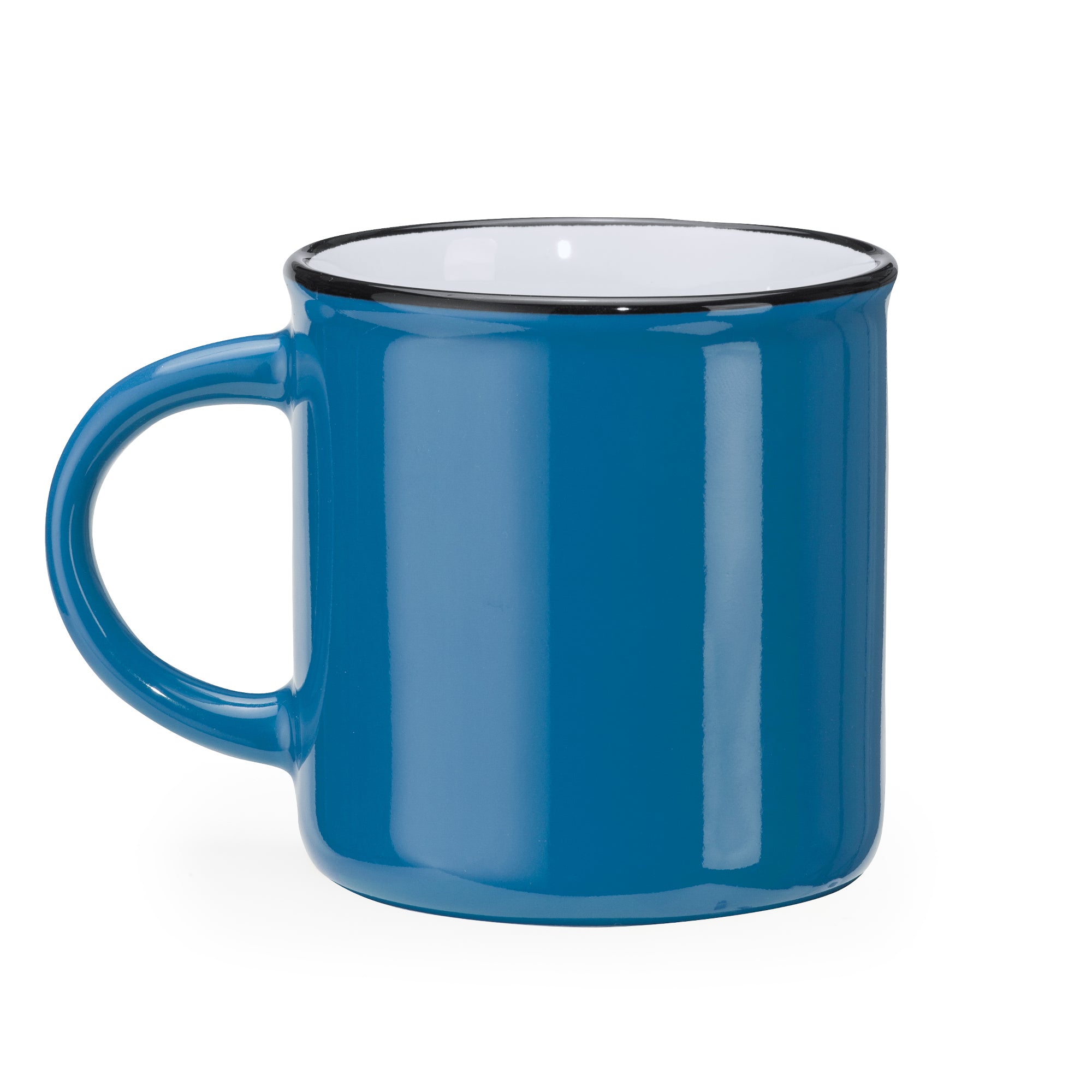 Ceramic Mug · Retro Design · Round Handle · 300 ML · Customizable · Ref 4010