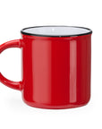 Ceramic Mug · Retro Design · Round Handle · 300 ML · Customizable · Ref 4010