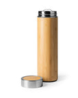 Stainless Steel Thermos · Tea Infuser · Bamboo Exterior Material · Customizable · Ref MD4032