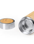 Stainless Steel Thermos · Tea Infuser · Bamboo Exterior Material · Customizable · Ref MD4032