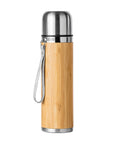 Steel Thermos · Bamboo Body · Small capacity of 420 ML · Customizable · Ref 4035