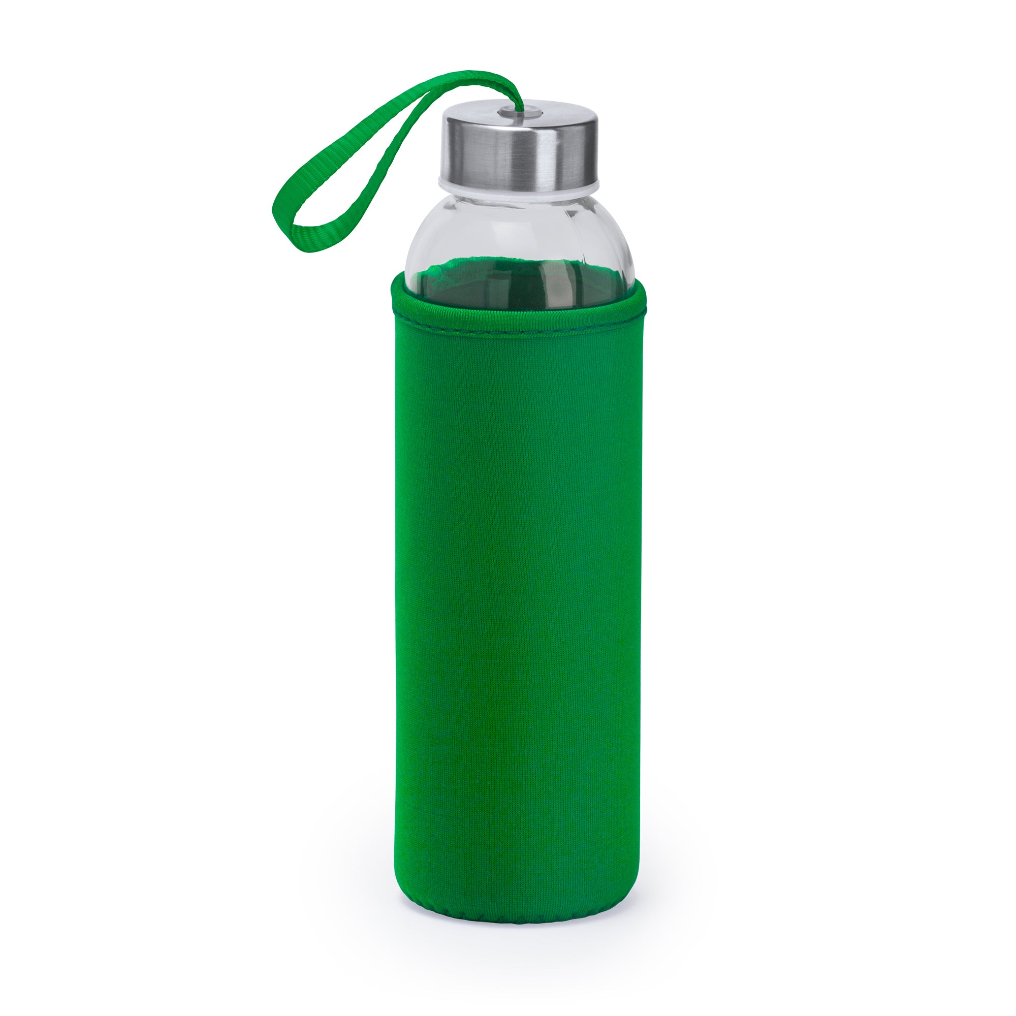 Glass Bottle · Softshell Cover · 500 ML Capacity · Customizable Full Color · Ref 4040