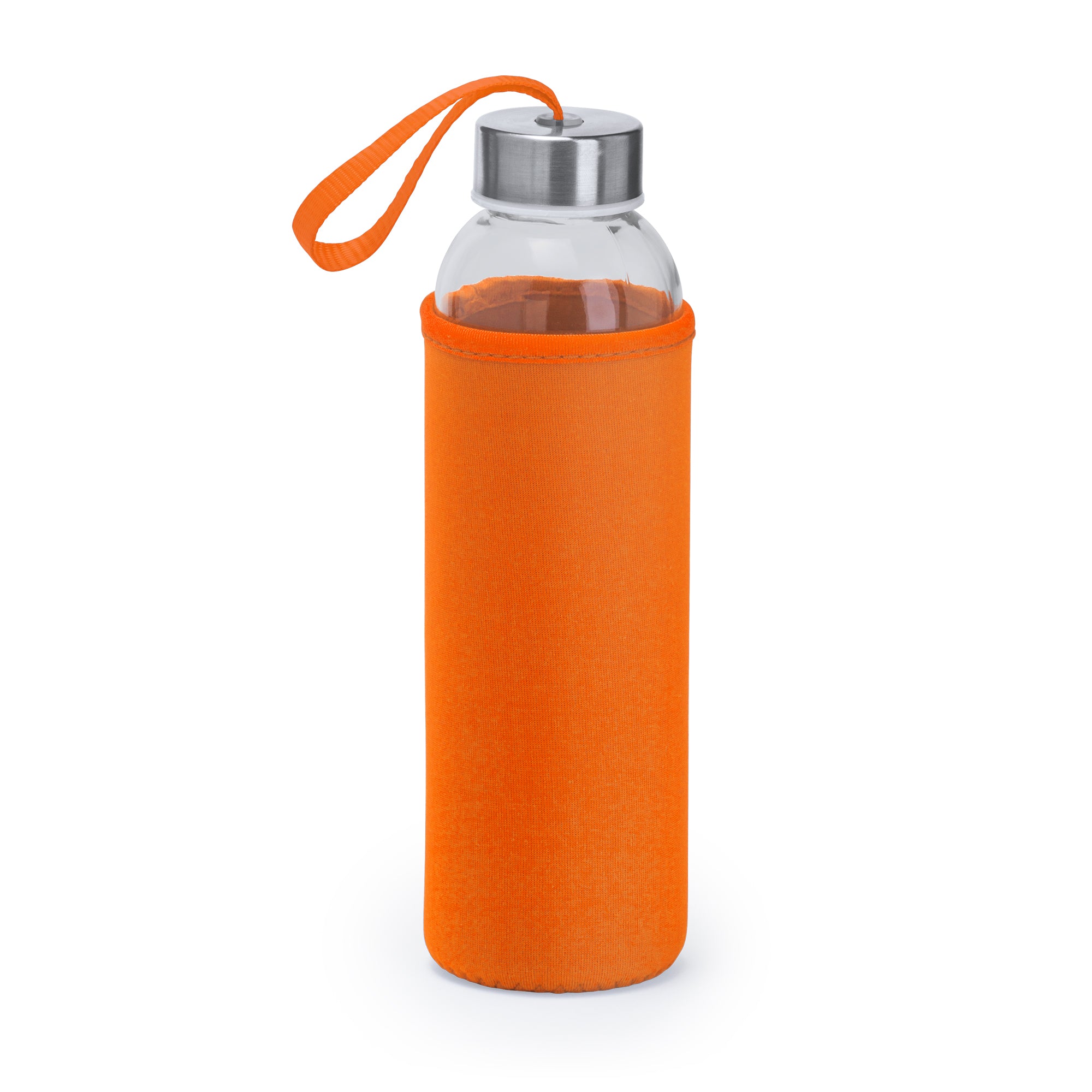 Glass Bottle · Softshell Cover · 500 ML Capacity · Customizable Full Color · Ref 4040