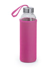 Bidón Cristal · Funda Softshell · Capacidad de 500 ML · Personalizable Full Color · Ref 4040