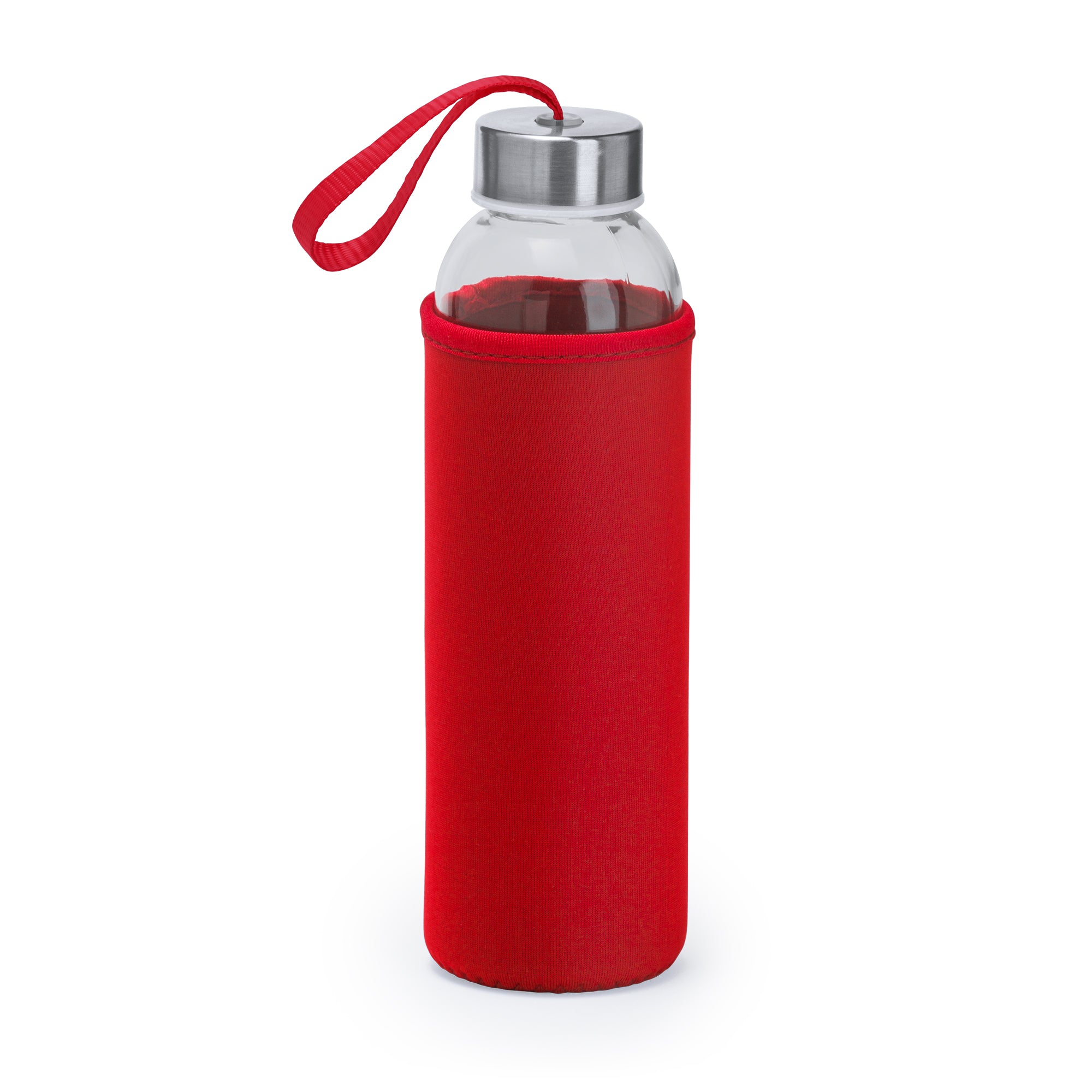 Bidón Cristal · Funda Softshell · Capacidad de 500 ML · Personalizable Full Color · Ref 4040