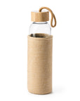 Glass Bottle · Ecological Jute Cover · Bamboo Stopper · Customizable · Ref 4137