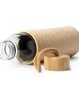 Glass Bottle · Ecological Jute Cover · Bamboo Stopper · Customizable · Ref 4137