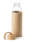 Glass Bottle · Ecological Jute Cover · Bamboo Stopper · Customizable · Ref 4137