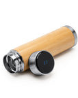 Stainless Steel Thermos · Bamboo Material · Digital Thermometer · Customizable · Ref 4206