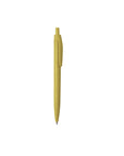 Push-Button Ballpoint Pen · Wheat Cane Material · Blue Ink · Customizable · Ref 6605