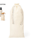 Cotton Bag · Self-Closing Drawstrings · Ideal for Bottles · Customizable · Ref 6624