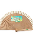 Ecological Fan · Wooden Body · Organic Cotton Fabric · Customizable · Ref 3113