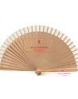 Ecological Fan · Wooden Body · Organic Cotton Fabric · Customizable · Ref 3113