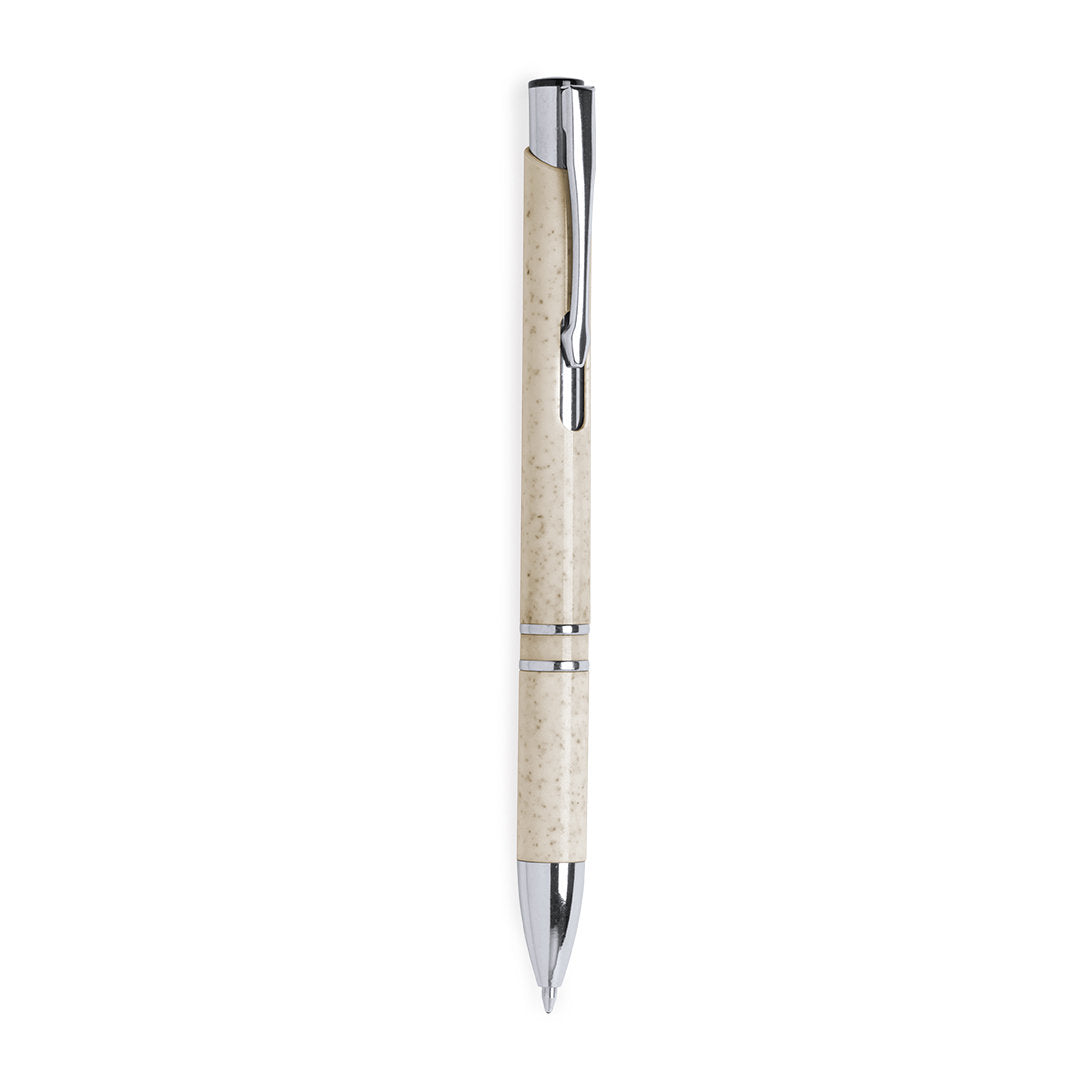 Wheat Cane Pen · Metal Clip · Resistant · Customizable · Ref 6335