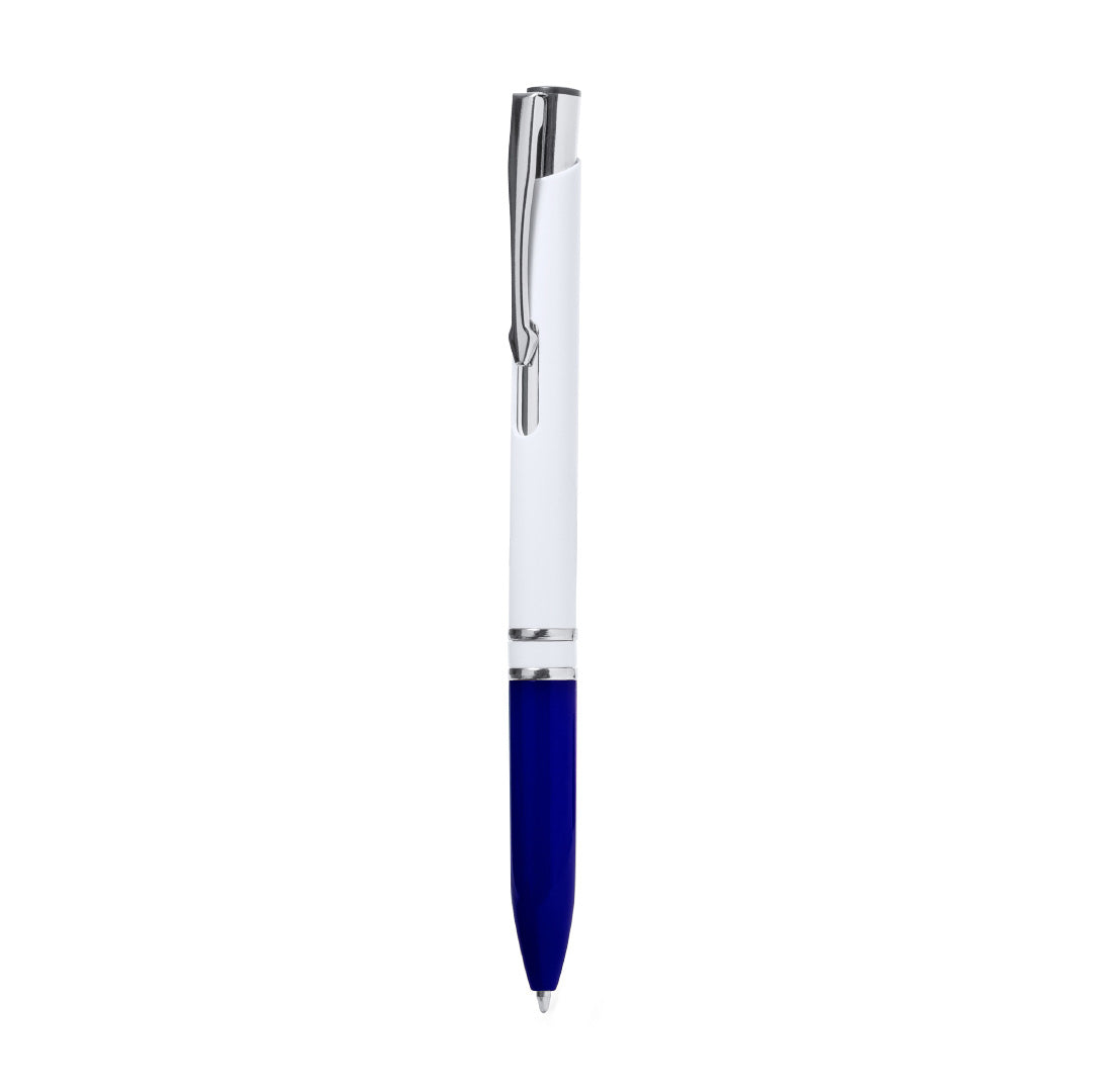 Bolígrafo Pulsador · Colores Brillantes · Resistente · Tinta Jumbo Azul · Personalizable · Ref 20224