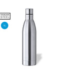 Botella Acero · 1 Litro de Capacidad · Acero Inox · Acabado Brillo · Personalizable · Ref. 1784