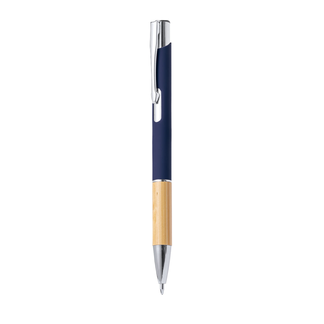 Push-Button Pen · Bright Colors · Resistant · Jumbo Blue Ink · Customizable · Ref 20224